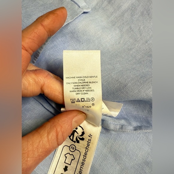 LAUREN RL Black Label Blue Short Sleeve Button Down size L - Picture 13 of 15